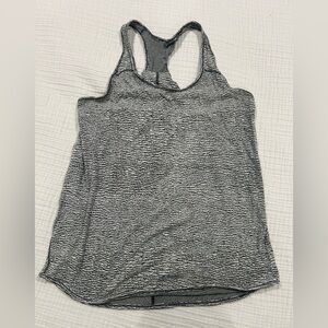 lululemon athletica Black and Gray Tank Top